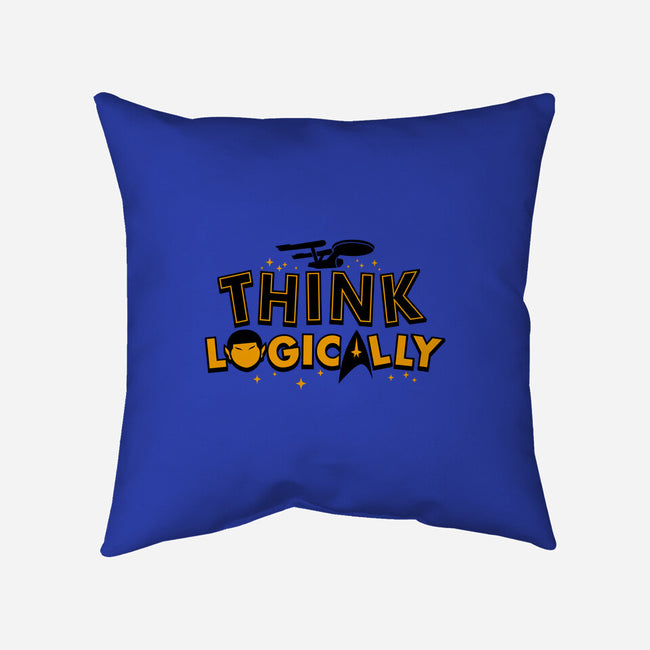 Think Logically-none removable cover w insert throw pillow-Boggs Nicolas