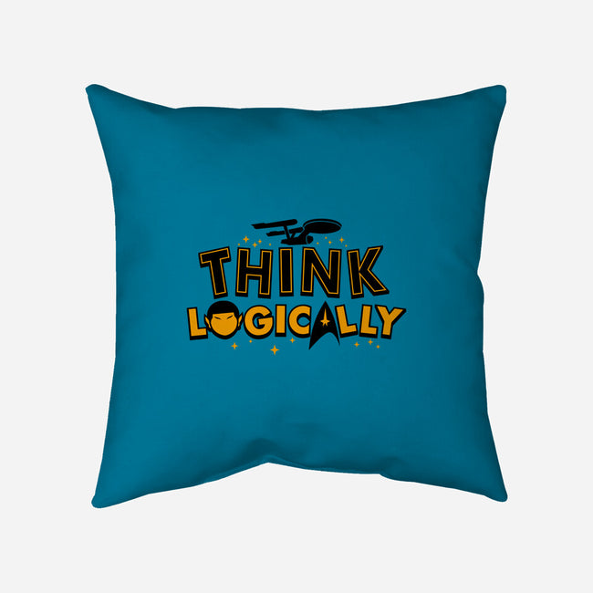Think Logically-none removable cover w insert throw pillow-Boggs Nicolas