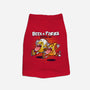 Beer And Pizza Buds-dog basic pet tank-mankeeboi