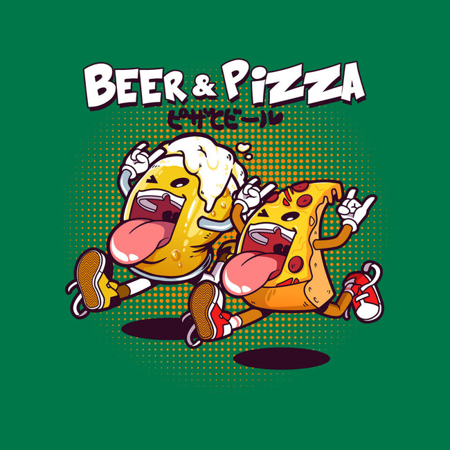 Beer And Pizza Buds-none removable cover w insert throw pillow-mankeeboi