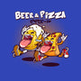 Beer And Pizza Buds-unisex basic tank-mankeeboi