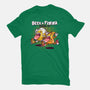 Beer And Pizza Buds-mens basic tee-mankeeboi