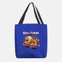 Beer And Pizza Buds-none basic tote bag-mankeeboi