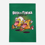 Beer And Pizza Buds-none indoor rug-mankeeboi
