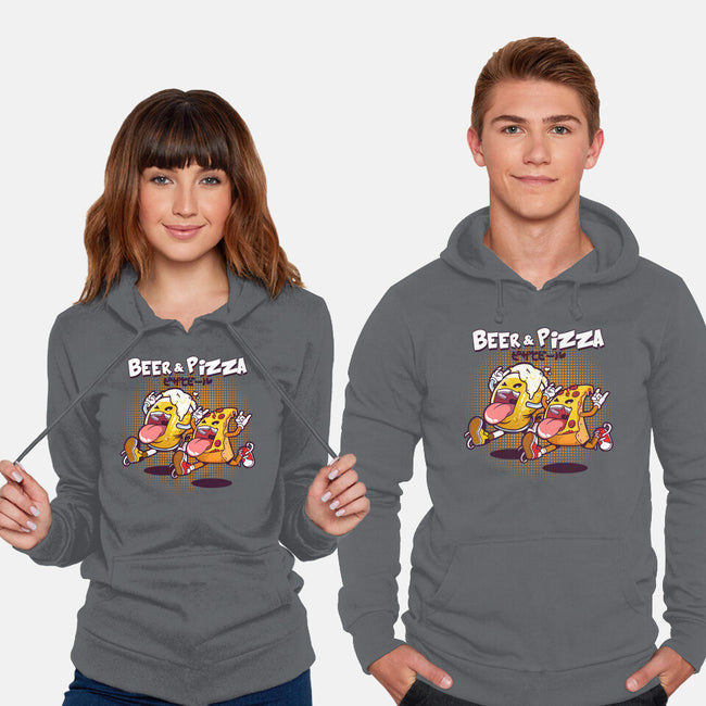 Beer And Pizza Buds-unisex pullover sweatshirt-mankeeboi