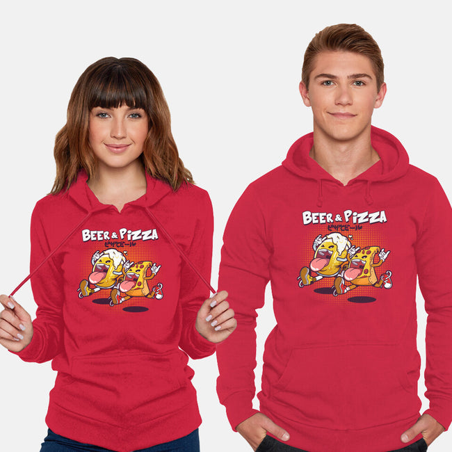 Beer And Pizza Buds-unisex pullover sweatshirt-mankeeboi