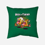 Beer And Pizza Buds-none removable cover w insert throw pillow-mankeeboi