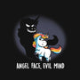 Angel Face Evil Mind-womens v-neck tee-koalastudio