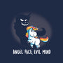 Angel Face Evil Mind-womens v-neck tee-koalastudio