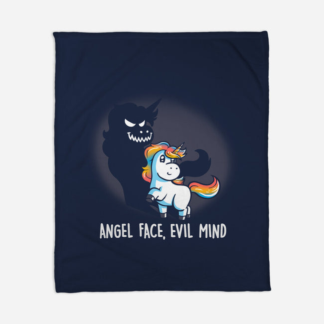 Angel Face Evil Mind-none fleece blanket-koalastudio