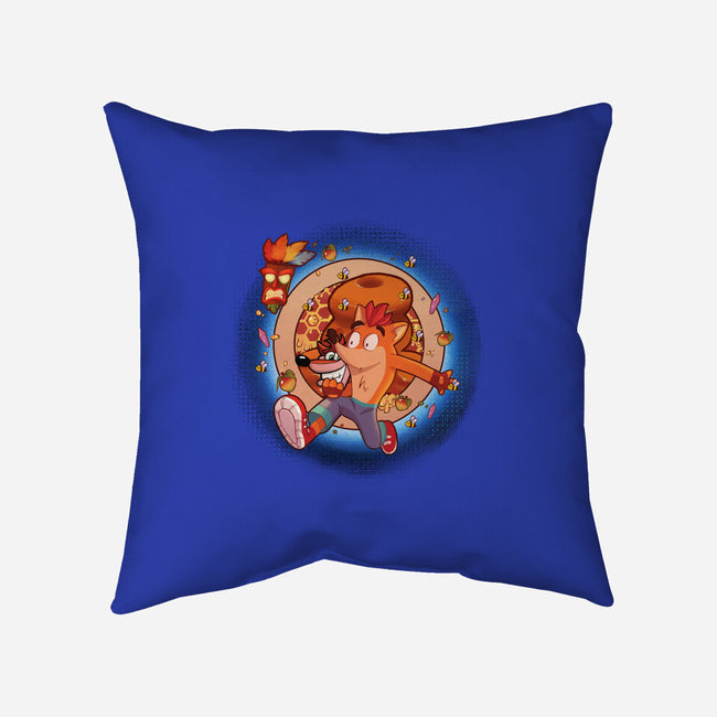 99 Lives-none removable cover w insert throw pillow-jacnicolauart