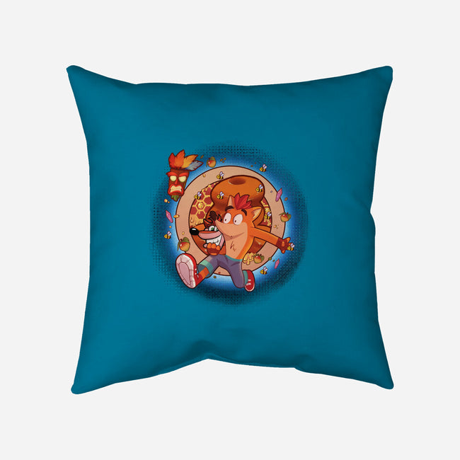 99 Lives-none removable cover w insert throw pillow-jacnicolauart