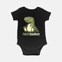 Tiredsaurus-baby basic onesie-eduely