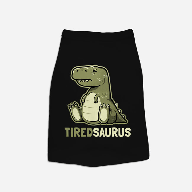 Tiredsaurus-dog basic pet tank-eduely