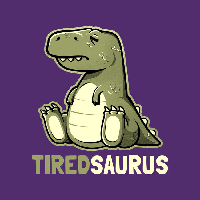 Tiredsaurus-none glossy sticker-eduely