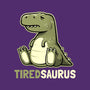 Tiredsaurus-womens basic tee-eduely
