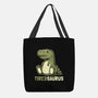 Tiredsaurus-none basic tote bag-eduely