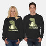 Tiredsaurus-unisex crew neck sweatshirt-eduely