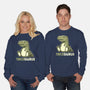 Tiredsaurus-unisex crew neck sweatshirt-eduely