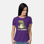 Tiredsaurus-womens basic tee-eduely