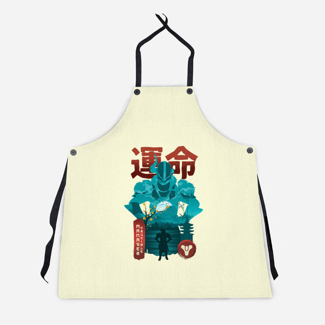 Lord Shaxx Ukiyo-unisex kitchen apron-hirolabs