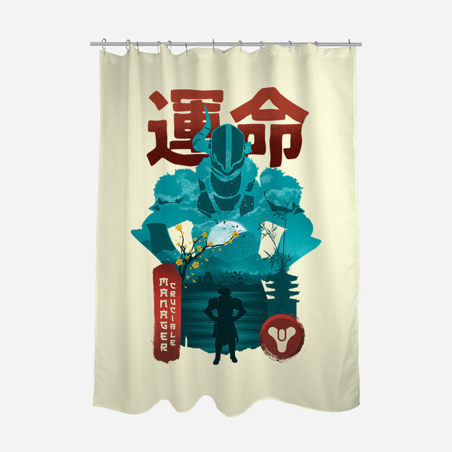 Lord Shaxx Ukiyo-none polyester shower curtain-hirolabs