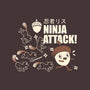 Ninja Attack-none beach towel-tobefonseca