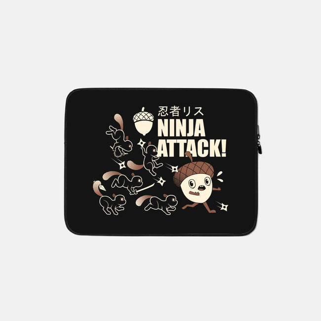 Ninja Attack-none zippered laptop sleeve-tobefonseca
