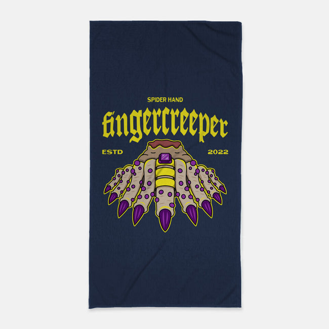 Fingercreeper-none beach towel-Logozaste