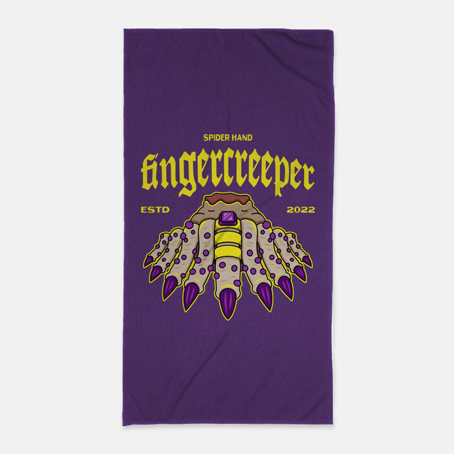 Fingercreeper-none beach towel-Logozaste