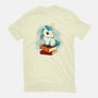 Unicorns And Books-mens basic tee-Vallina84