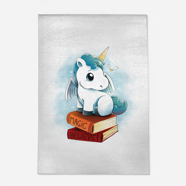 Unicorns And Books-none outdoor rug-Vallina84