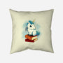 Unicorns And Books-none removable cover w insert throw pillow-Vallina84