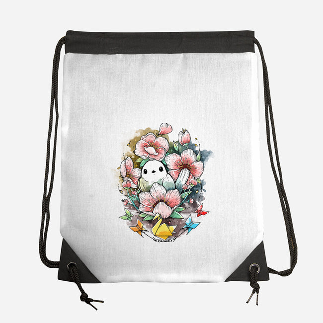 Cherry Blossom-none drawstring bag-Vallina84