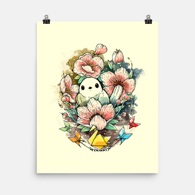 Cherry Blossom-none matte poster-Vallina84