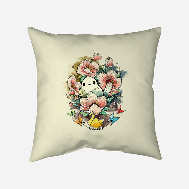 Cherry Blossom-none removable cover throw pillow-Vallina84