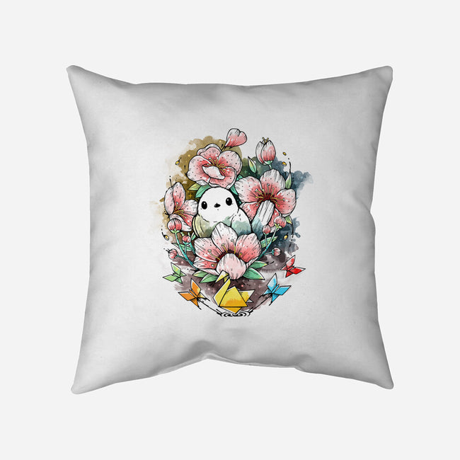 Cherry Blossom-none removable cover throw pillow-Vallina84