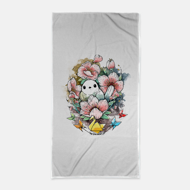 Cherry Blossom-none beach towel-Vallina84