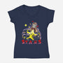 My Dear Stars-womens v-neck tee-Diego Oliver