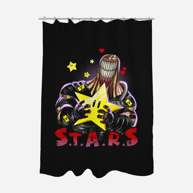 My Dear Stars-none polyester shower curtain-Diego Oliver