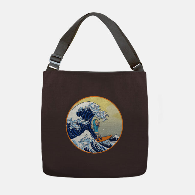 The Great Cornholio Off Kanagawa-none adjustable tote bag-Boggs Nicolas