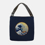 The Great Cornholio Off Kanagawa-none adjustable tote bag-Boggs Nicolas