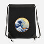 The Great Cornholio Off Kanagawa-none drawstring bag-Boggs Nicolas