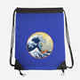 The Great Cornholio Off Kanagawa-none drawstring bag-Boggs Nicolas