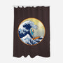 The Great Cornholio Off Kanagawa-none polyester shower curtain-Boggs Nicolas