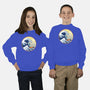The Great Cornholio Off Kanagawa-youth crew neck sweatshirt-Boggs Nicolas