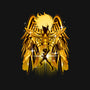 Pegasus Gold-none removable cover w insert throw pillow-hypertwenty