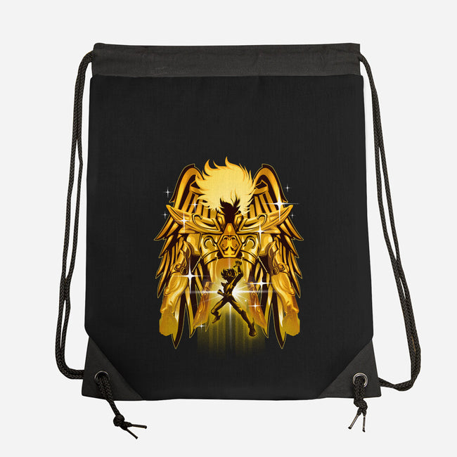 Pegasus Gold-none drawstring bag-hypertwenty