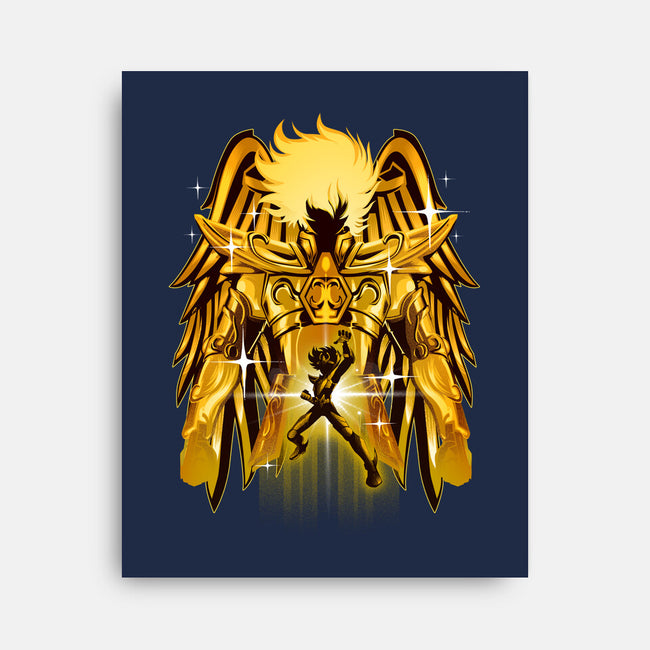 Pegasus Gold-none stretched canvas-hypertwenty