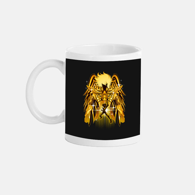 Pegasus Gold-none glossy mug-hypertwenty